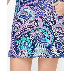 Talbots Women’s XL Everyday Yoga Skort - Confetti Paisley NWOT